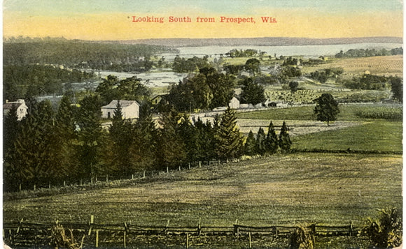 Looking South from Prospect, WI - Carey's Emporium