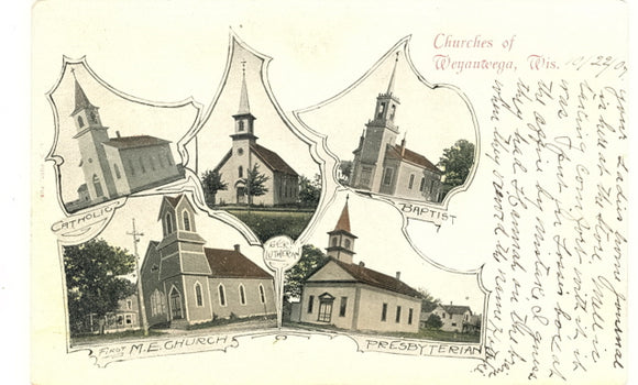 Churches of Weyauwega, WI - Carey's Emporium