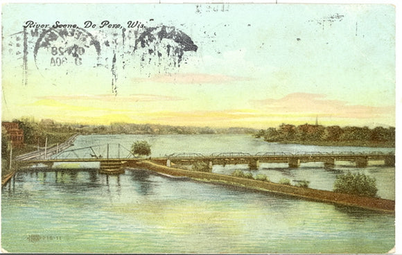 River Scene, De Pere, WI - Carey's Emporium