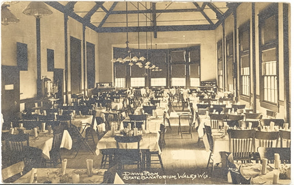 Dining Room, State Sanatorium, Wales, WI - Carey's Emporium
