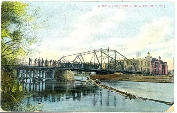 Wolf River Bridge, New London, WI - Carey's Emporium