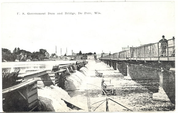 U. S. Government Dam and Bridge, De Pere, WI - Carey's Emporium
