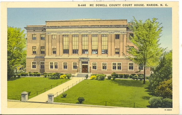 Mc Dowell County Court House, Marion, NC - Carey's Emporium