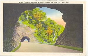 Looking Through A Double Tunnel on Blue Ridge Parkway, NC - Carey's Emporium