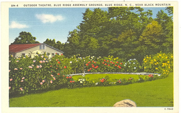 Outdoor Theatre, Blue Ridge Assembly Grounds, Blue Ridge, Near Black Mountain, NC - Carey's Emporium