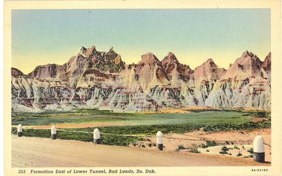 Formation East of Lower Tunnel, Bad Lands, SD - Carey's Emporium
