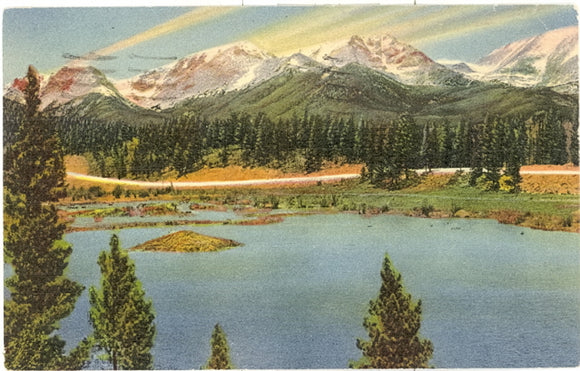 Mummy Range From the Beaver Dams in Hidden Valley, Trail Ridge Road, Rocky Mountain National Park, Colorado - Carey's Emporium