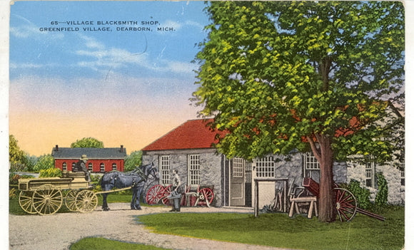 Village Blacksmith Shop, Greenfield Village, Dearborn, MI - Carey's Emporium