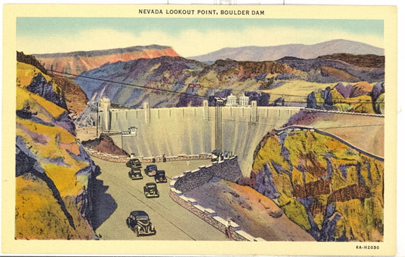 Nevada Lookout Point, Boulder Dam, NV - Carey's Emporium