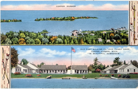 Old Fort Wilkins on Lake Fanny Hooe, Copper Harbor, MI - Carey's Emporium