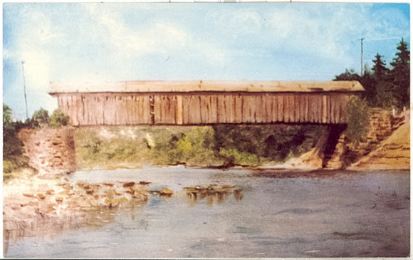 Blair Covered Bridge on Blair Rd. in Perry Twp., Lake County, OH - Carey's Emporium