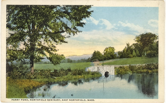 Perry Pond, Northfield Seminary, East Northfield, MA - Carey's Emporium