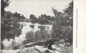 Wannamaker Lake from the Falls, East Northfield, MA - Carey's Emporium