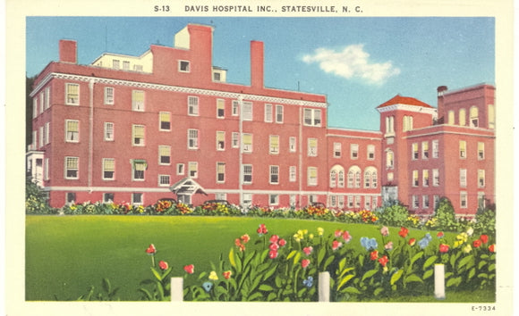 Davis Hospital Inc., Statesville, NC - Carey's Emporium