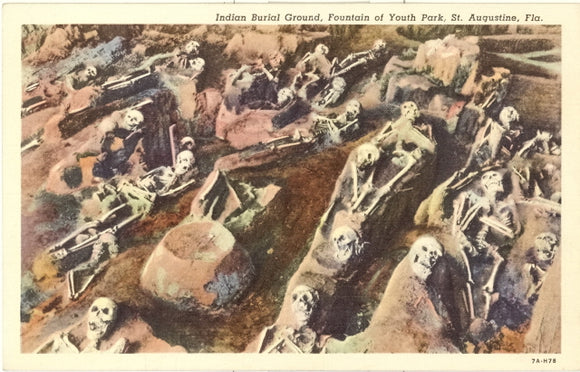 Indian Burial Ground, Fountain of Youth Park,  St. Augustine, FL - Carey's Emporium