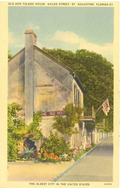 Old Don Toledo House, Aviles Street,  St. Augustine, Fl - Carey's Emporium