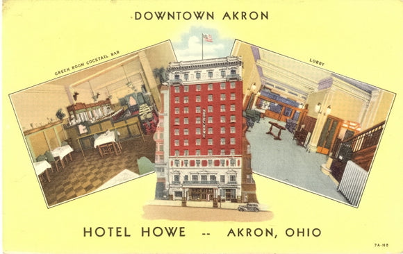 Downtown Akron, Hotel Howe, Akron, OH - Carey's Emporium