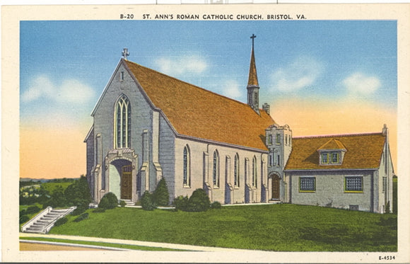 St. Ann's Roman Catholic Church, Bristol, VA - Carey's Emporium