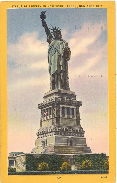 Statue of Liberty in New York Harbor, New York City, NY - Carey's Emporium