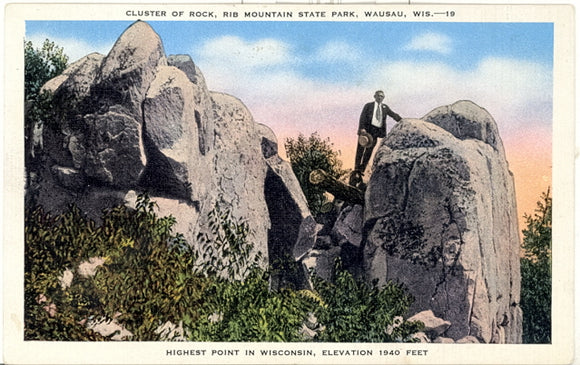 Cluster of Rock, Rib Mountain State Park, Wausau, WI - Carey's Emporium