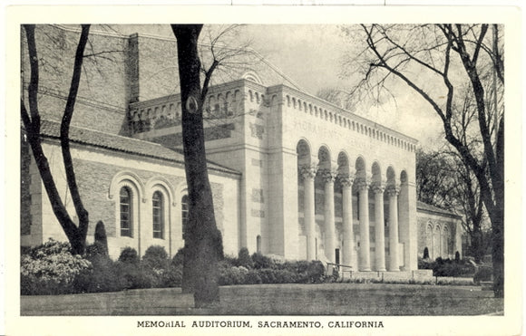 Memorial Auditorium, Sacramento, CA - Carey's Emporium