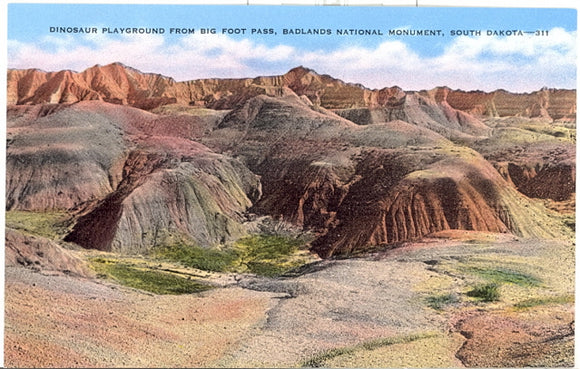 Dinosaur Playground From Big Foot Pass, Badlands National Monument, SD - Carey's Emporium
