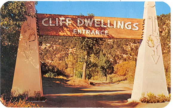 Cliff Dwellings Entrance, Manitou Springs, CO - Carey's Emporium