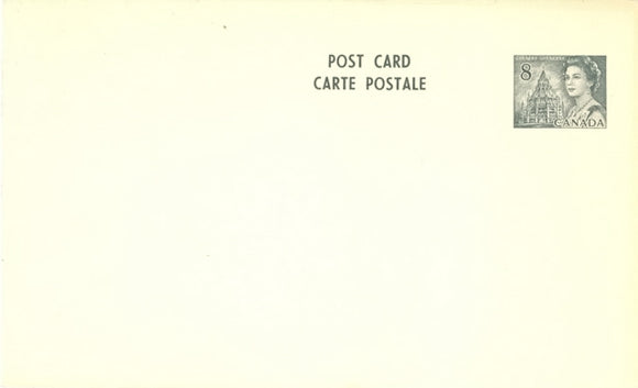 Canadian Postal Card Eight Cents - Carey's Emporium