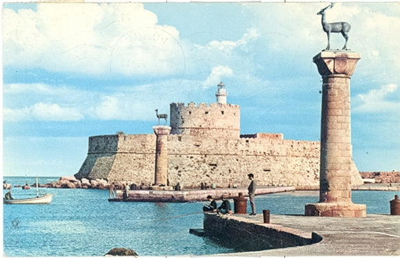Stag and Light House, Rhodes, Greece - Carey's Emporium