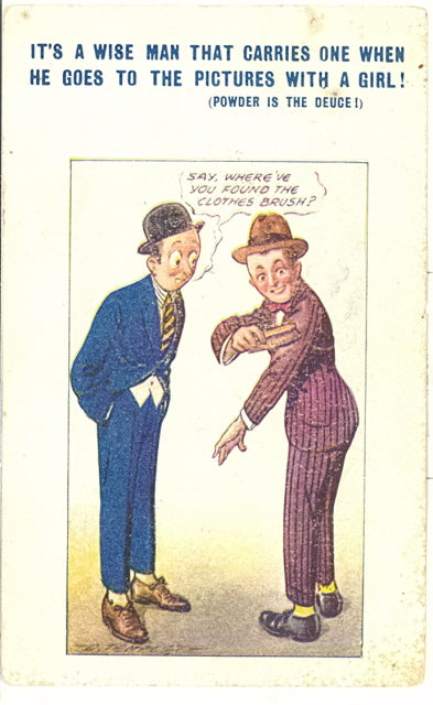 It's A Wise Man That Carries One When He Goes To The Pictures With A Girl! - Carey's Emporium