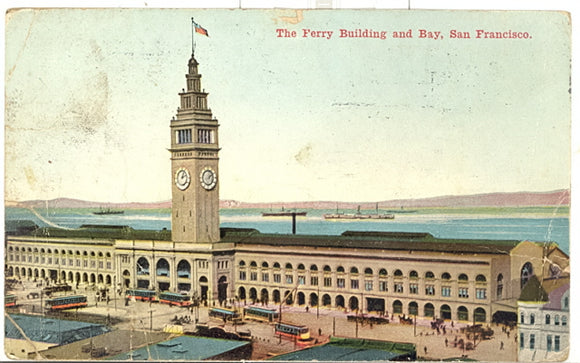 The Ferry Building and Bay, San Francisco, CA - Carey's Emporium