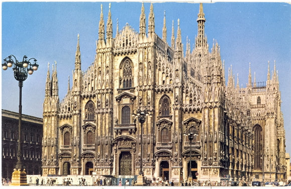The Cathedral, from across the Plazza del Duomo, Milan - Carey's Emporium