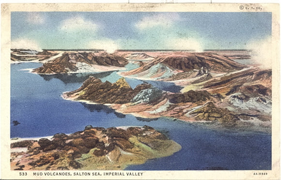 Mud Volcanoes, Salton Sea, Imperial Valley, CA - Carey's Emporium