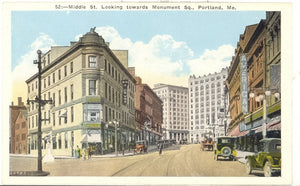 Middle St. Looking towards Monument Sq., Portland, ME - Carey's Emporium