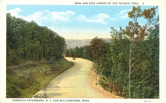 Wide and Easy Curves of the Taconic Trail, Connects Petersburg, N. Y. and Williamstown, Ma - Carey's Emporium