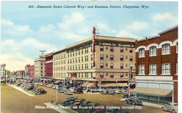 Sixteenth Street (Lincoln Way) and Business District, Cheyenne, WY - Carey's Emporium