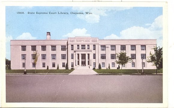 State Supreme Court Library, Cheyenne, WY - Carey's Emporium