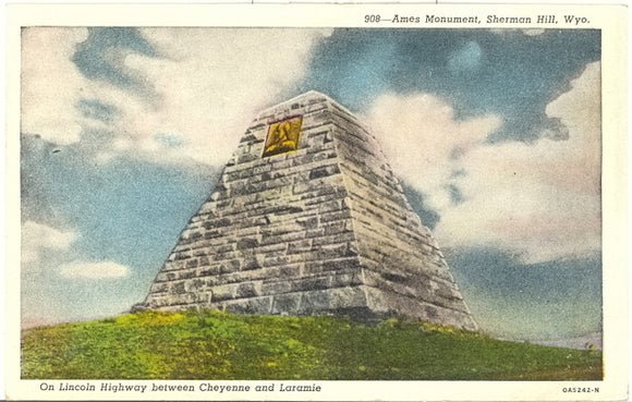Ames Monument, Sherman Hill, WY - Carey's Emporium