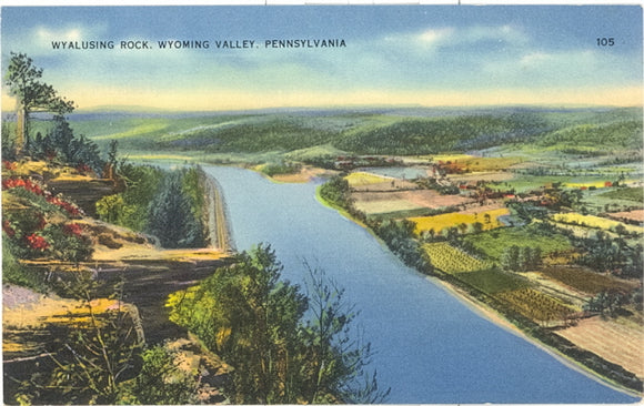 Wyalusing Rock, Wyoming Valley, PA - Carey's Emporium