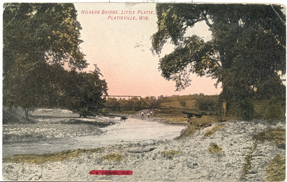 Hilkers Bridge, Little Platt, Platteville, WI - Carey's Emporium
