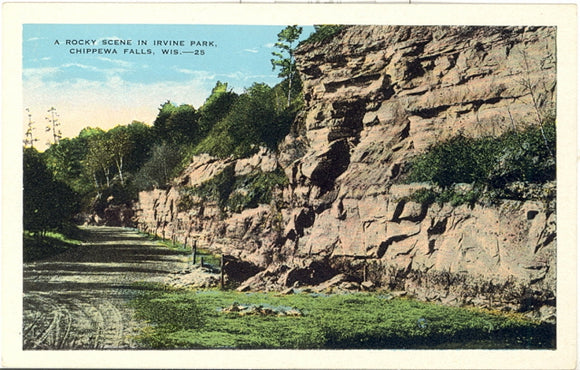 A Rocky Scene in Irvine Park, Chippewa Falls, WI - Carey's Emporium