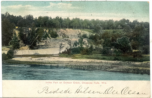 Irvine Park on Duncan Creek, Chippewa Falls, WI - Carey's Emporium