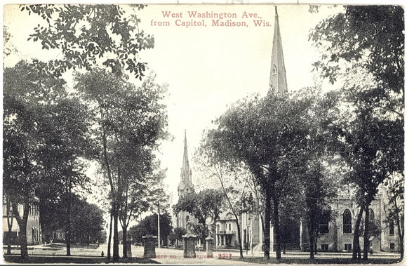 West Washington Ave., from Capitol, Madison, WI - Carey's Emporium