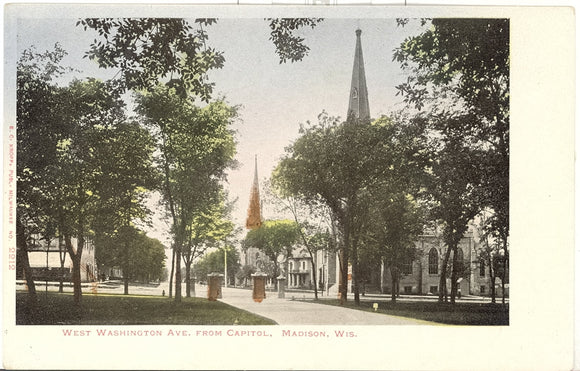 West Washington Avenue from Capitol, Madison, WI - Carey's Emporium