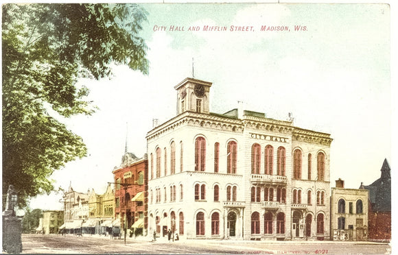 City Hall and Mifflin Street, Madison, WI - Carey's Emporium