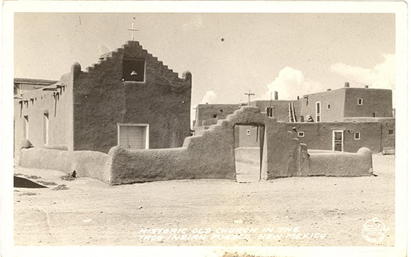 Historic Old Church in the Taos Indian Pueblo, NM - Carey's Emporium