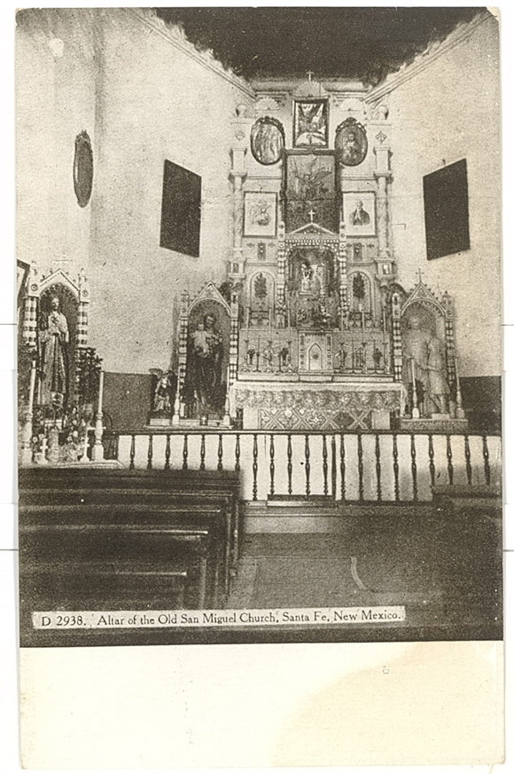 Altar of the Old San Miguel Church, Santa Fe, NM - Carey's Emporium