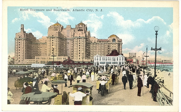 Hotel Traymore and Boardwalk, Atlantic City, NJ - Carey's Emporium