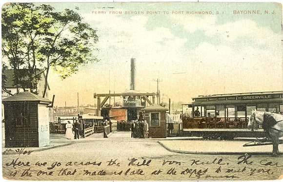 Ferry from Bergen Point to Port Richmond, S. I., Bayonne, NJ - Carey's Emporium