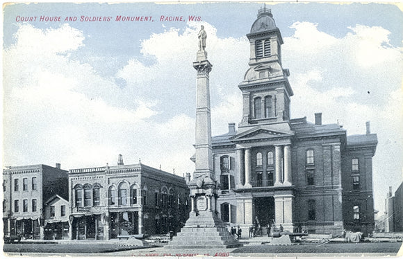 Court House and Soldiers Monument, Racine, WI - Carey's Emporium